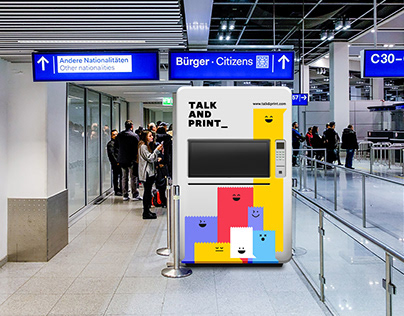 Vending machines "Talk and Print"