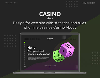 Design for web site Casino About