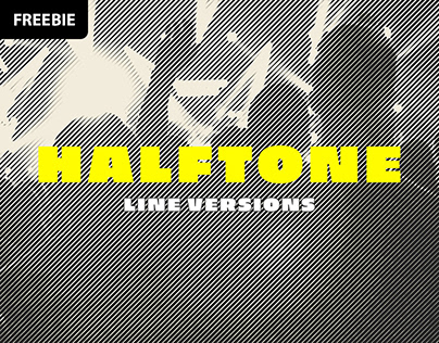 Free Download: Halftone Lines Photo Effect