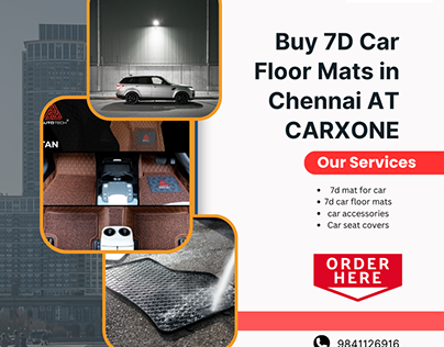Buy 7D Car Floor Mats in Chennai AT CARXONE