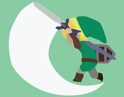 Toon Link Attack Graphic