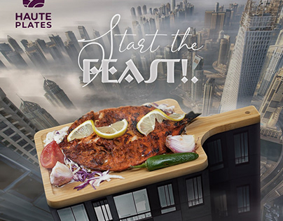 Food Poster Designs by Haute Plates UAE