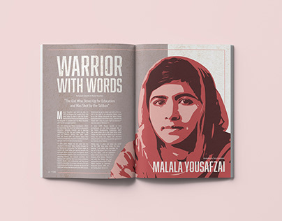 Malala Yousafzai Spread