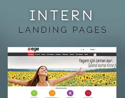Intern Landing Pages