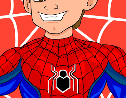 Spiderman interpretato da Tom Holland 😊🕷️🕸️