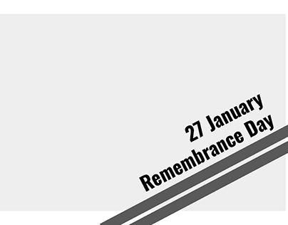 27 january | Never forget!
