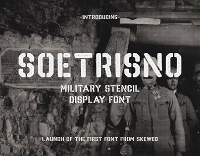 SOETRISNO Military Font