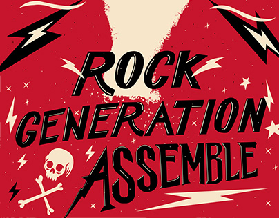 Rock Generation Music Poster