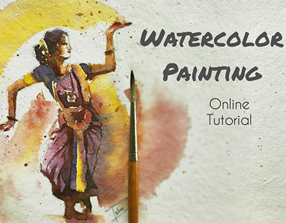 How to paint a dancing posture in Watercolor