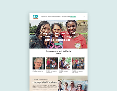 Website redesign for CIS El Salvador