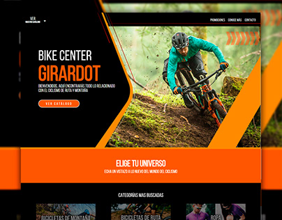 Diseño y Desarrollo de Página Web - BikeCenter Girardot