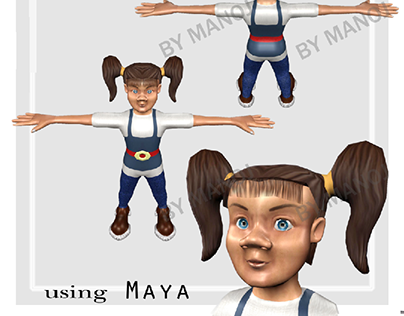 Project thumbnail - Maya low polygon modeling