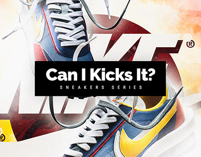 CIKI? Sneakers series — Poster Design: Sacai LD Waffle