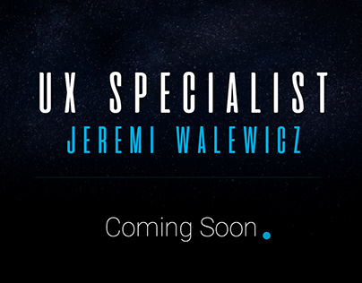 UX Specialist - coming soon