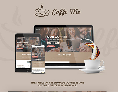 Web-design of Coffee house