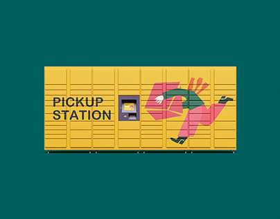 pickup locker illustration