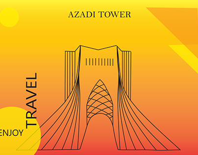 AZADI TOWER POST CARD