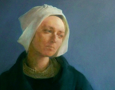 Portrait with flemish coif