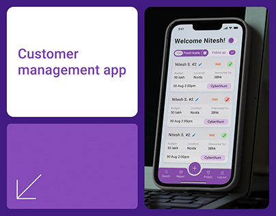 Customer management app
