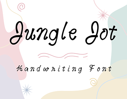 Jungle Jot-Handwriting Font