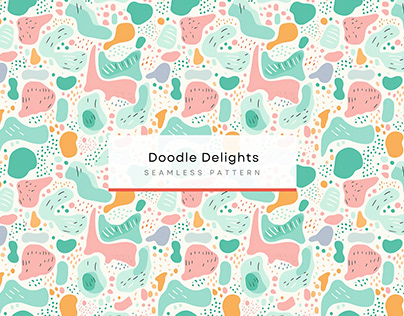 Doodle Delights Seamless patterns
