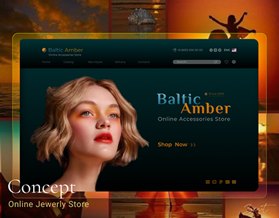 Online Jewerly Store concept