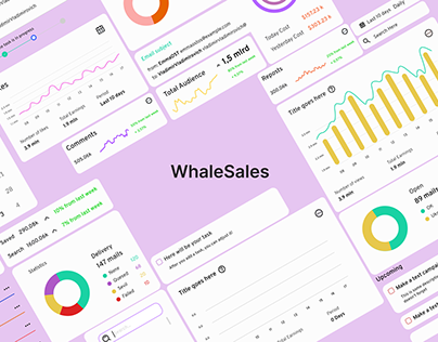 WhaleSales - Web Application Dashboard