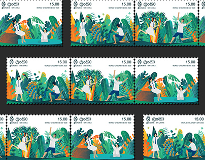 Celebrate Childhood with Nature - Stamp Series