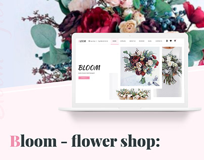 Bloom - Flower Shop PSD Template