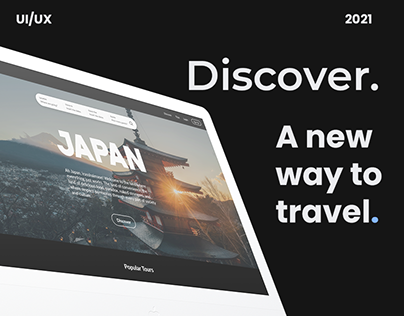 UI/UX - Discover. A new way to travel.