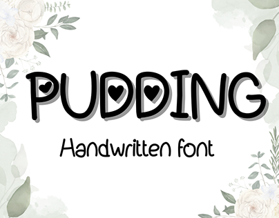 PUDDING| Handwritten font
