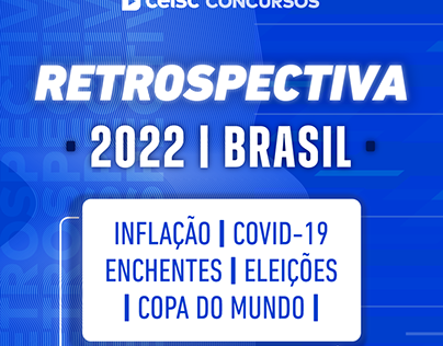 Carrossel para Instagram - Retrospectiva 2022 Brasil