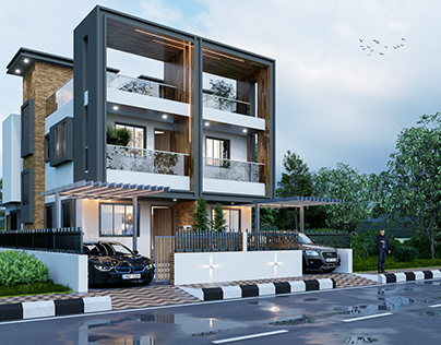 3D visualization for Modern Villa