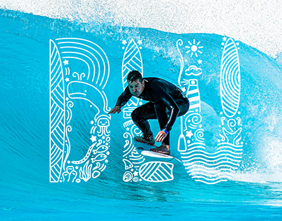 Surf board Logo Design