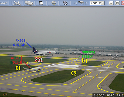 2005 - Augmented Reality Air Traffic Tower Application