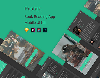 Pustak - Book Reading UI Kit