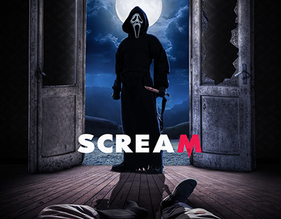 Project thumbnail - SCREAM MOVIE POSTER DESIGN