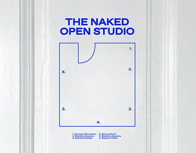 The naked open studio | Poster design
