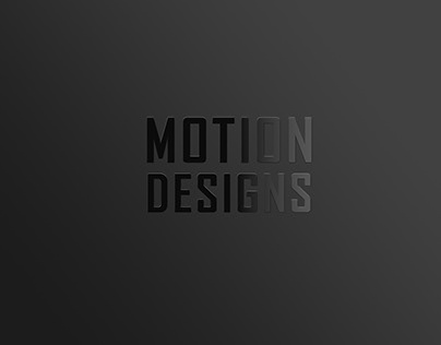 Motion Designs | Motion Graphics