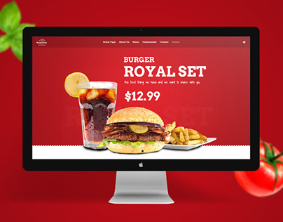 Burger House - animated website