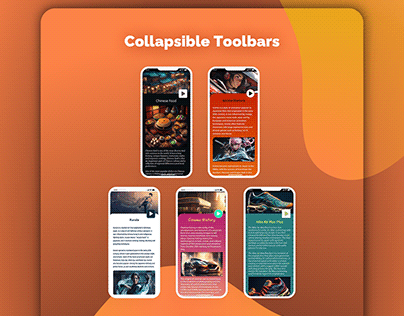 App Collapsible Toolbars