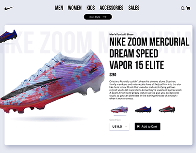 Nike Zoom Mercurial Dream Speed Vapor 15 Elite