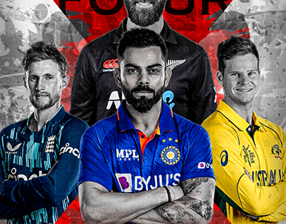 The Fab Four Poster Design | Cricket