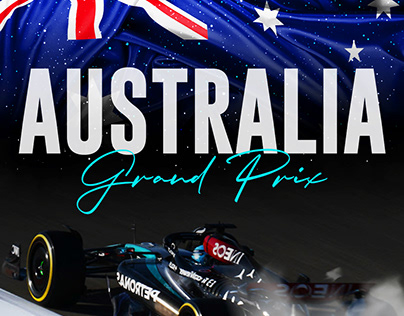 ''Australia GP'' poster design for Lewis Hamilton.
