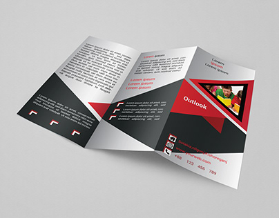 Amazing Business Trifold Brochure Design
