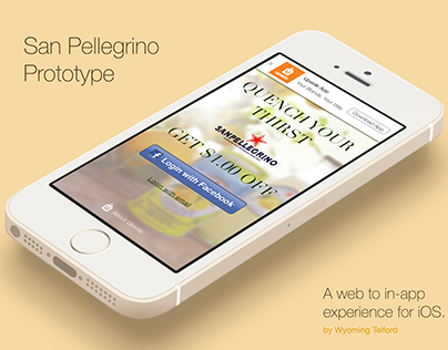San Pellegrino Web Promotion