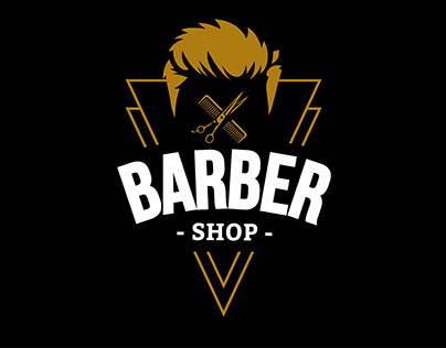 Habillage vitrine | Logo Barber shop