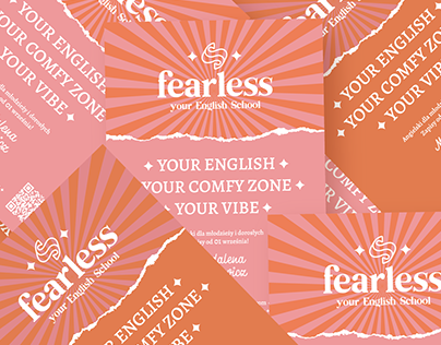 FEARLESS (English School)- brand identity