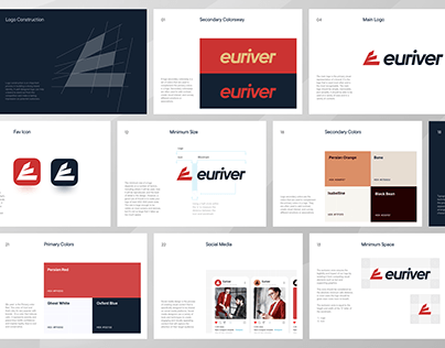 Euriver - Brandbook Design