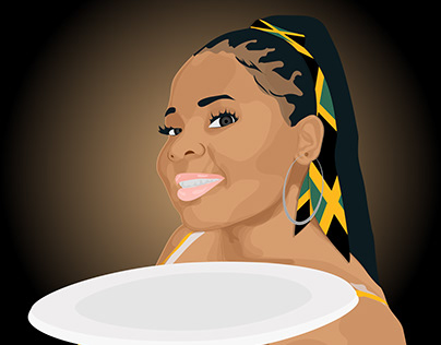 Jamaican Women Illustration